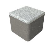 Квадрат 100x100x80 (белый гранит)