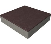 Квадрат 400x400x80 (коричневый)