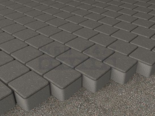 Квадрат 100x100x80 (серый)-укладка